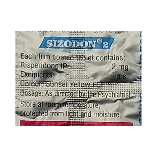 sizodon 2mg tablet 10's